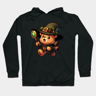 Cute Witch Bear Gatherer Kawaii Hoodie